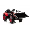 LEAN CARS nabíjateľný traktor s lyžicou BW-X002A červený