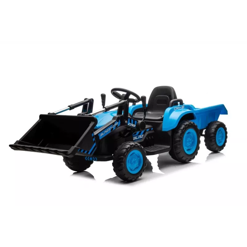 LEAN CARS traktor s lyžicou BW-X002A modrý