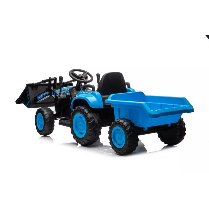 LEAN CARS traktor s lyžicou BW-X002A modrý