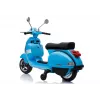 LEAN CARS Vespa Scooter Elektrická detská motorka - modrá