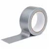 LEAN sivá vystužená opravná páska silná strieborná 48mm x 15m