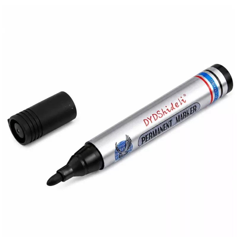 LEAN Permanentný marker vodoodolný hrot čierny 1 kus