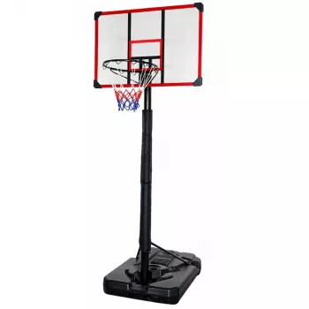 LEAN SPORT basketbalový kôš mobilný nastaviteľný stojan 200-305cm