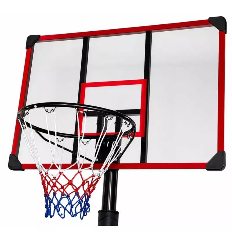 LEAN SPORT basketbalový kôš mobilný nastaviteľný stojan 200-305cm