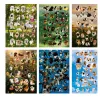 LEAN Samolepková knižka Dog Breeds Album of 800 Stickers Glossy Matte