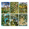 LEAN Samolepková knižka Dog Breeds Album of 800 Stickers Glossy Matte