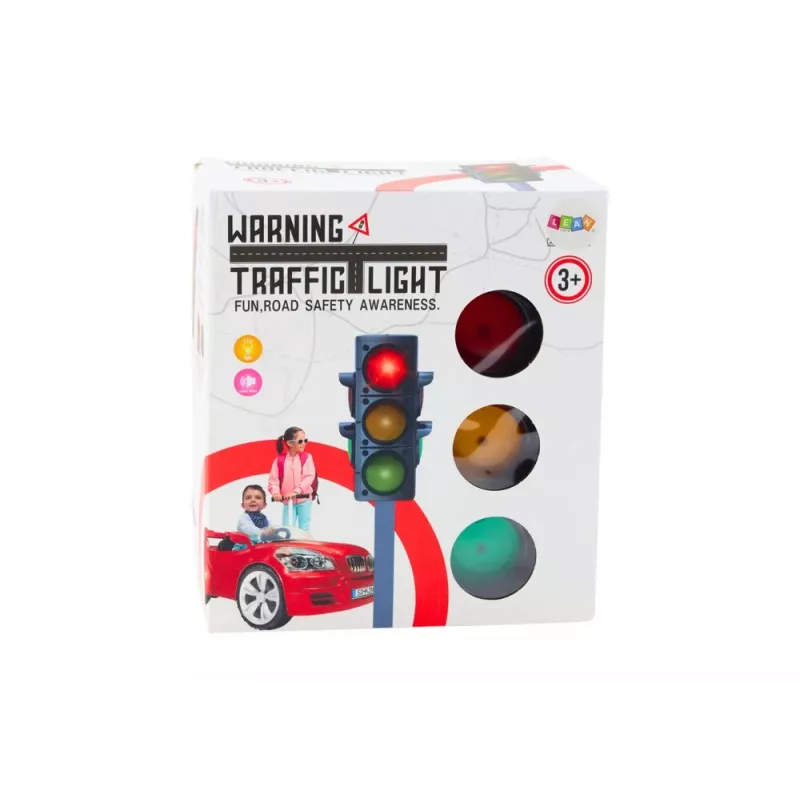 LEAN TOYS 20644 semafor hračka so svetelnými a zvukovými efektmi