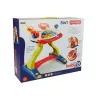 LEAN TOYS 3-v-1 Interaktívny kočík pre bábätká s volantom, zvukom, melódiami a zvieracími motívmi