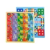 LEAN TOYS 3-in-1 magnetická kriedová tabuľa, modrý stôl na hry