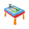 LEAN TOYS 3-in-1 magnetická kriedová tabuľa, modrý stôl na hry