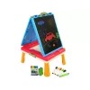 LEAN TOYS 3-in-1 magnetická kriedová tabuľa, modrý stôl na hry
