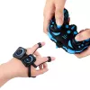 LEAN TOYS 360° gestom ovládané RC stunt auto červená