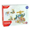LEAN TOYS 4in1 buggy-učiaci stôl-chodítko-bicykel pre bábätká modrý