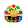 LEAN TOYS Klavír s opičkou pre bábätko - zvuk a svetlo