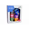 LEAN TOYS Súprava farebných vedierok so zvieratkami - pyramída
