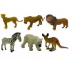 LEAN TOYS súprava figúrok afrických divých zvierat klokan zebra
