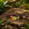 LEAN TOYS agama jašterica Webbed gumená figúrka naťahovacia realistická 13 cm