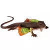 LEAN TOYS agama jašterica Webbed gumená figúrka naťahovacia realistická 13 cm