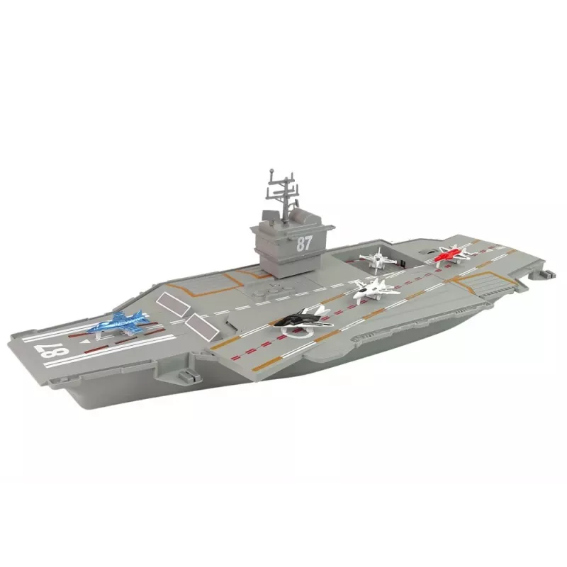 LEAN TOYS lietadlová loď lietadlá 5 ks zvuk svetlo
