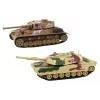 LEAN TOYS hliníkový tank s trením pohon, rôzne farby