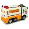 LEAN TOYS Sanitka batériové auto so svetlom a zvukom