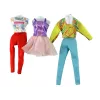LEAN TOYS Anlily detská bábika 4 športové lyžiarske príslušenstvo