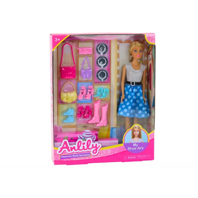 LEAN TOYS Anlily Sada bábik oblečenie doplnky extra