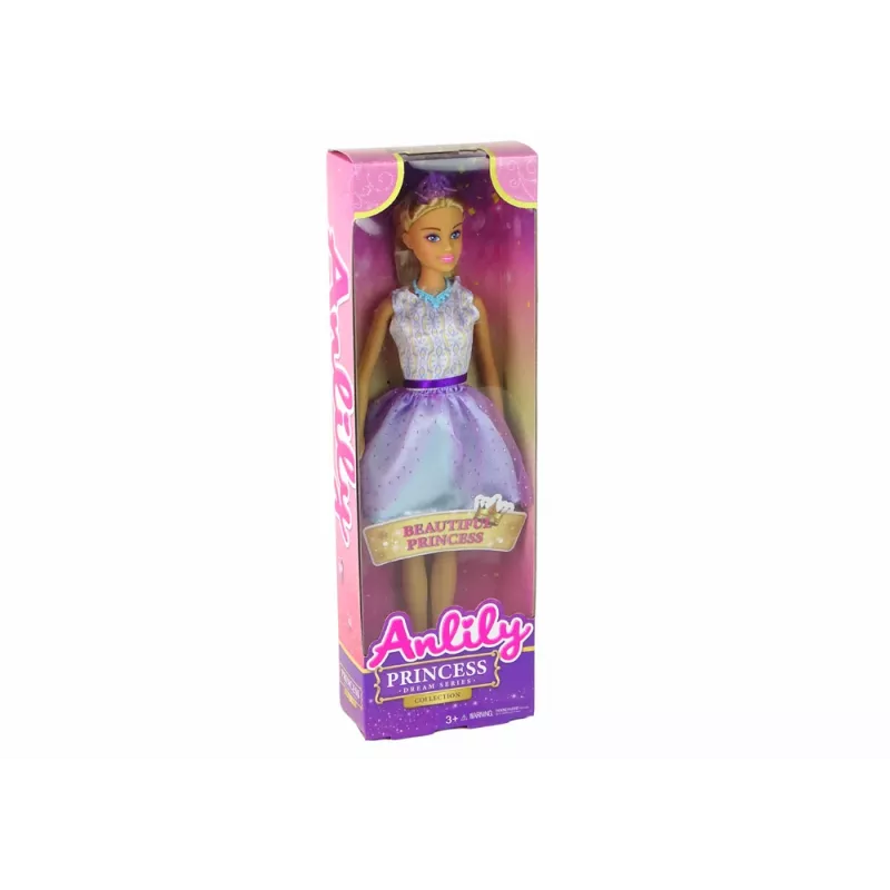 LEAN TOYS Anlily princezná bábika Violet Queen