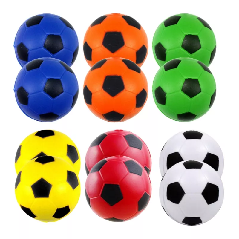 LEAN TOYS anti-stress skákacie loptičky sada 12 farebných 6.5cm