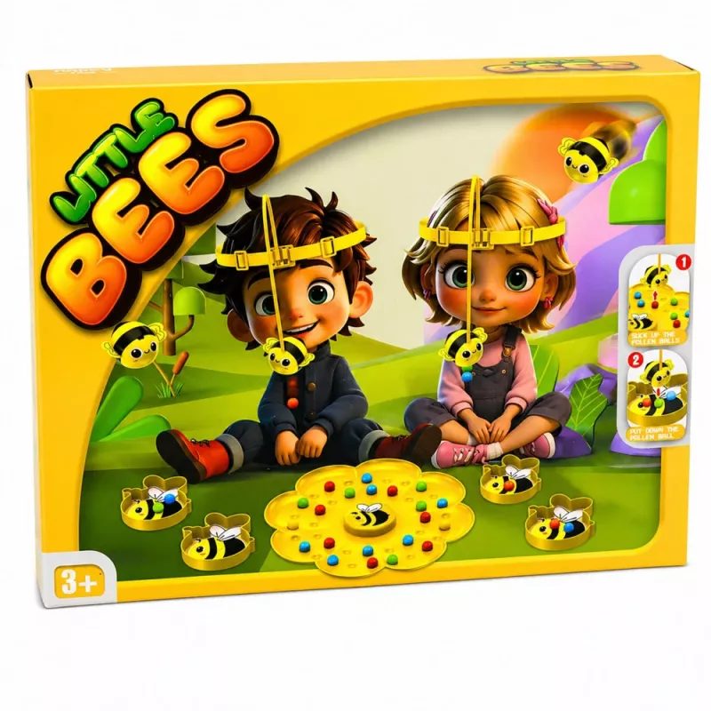 LEAN TOYS Arkádová párty spoločenská hra Magnetické včely