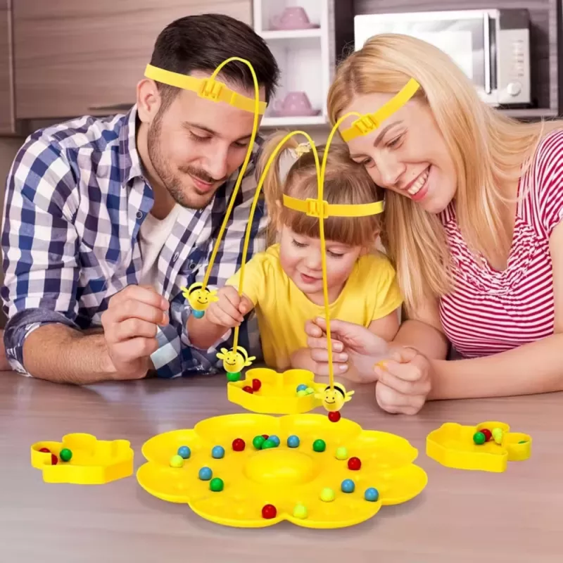 LEAN TOYS Arkádová párty spoločenská hra Magnetické včely