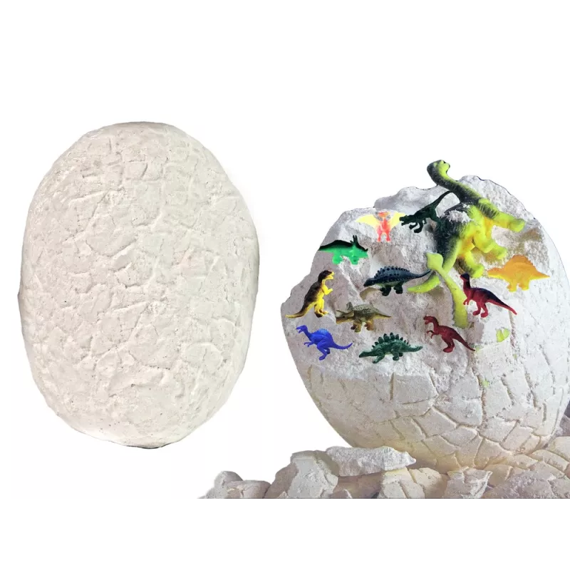 LEAN TOYS archeologická sada vykopávky obrie vajce 12 dinosaurových figúrok