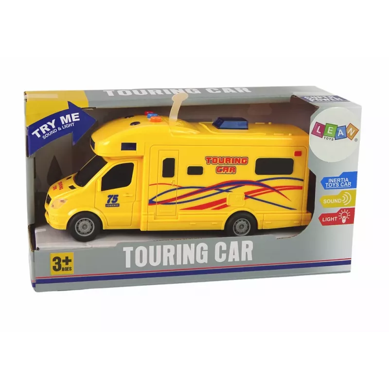 LEAN TOYS Auto karavan Excursion pohon trením zvuk svetlá