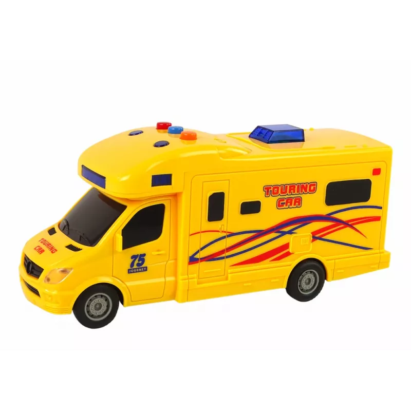 LEAN TOYS Auto karavan Excursion pohon trením zvuk svetlá
