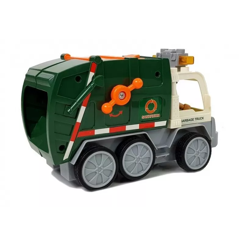 LEAN TOYS Auto smetiarske vozidlo na diaľkové ovládanie R/C