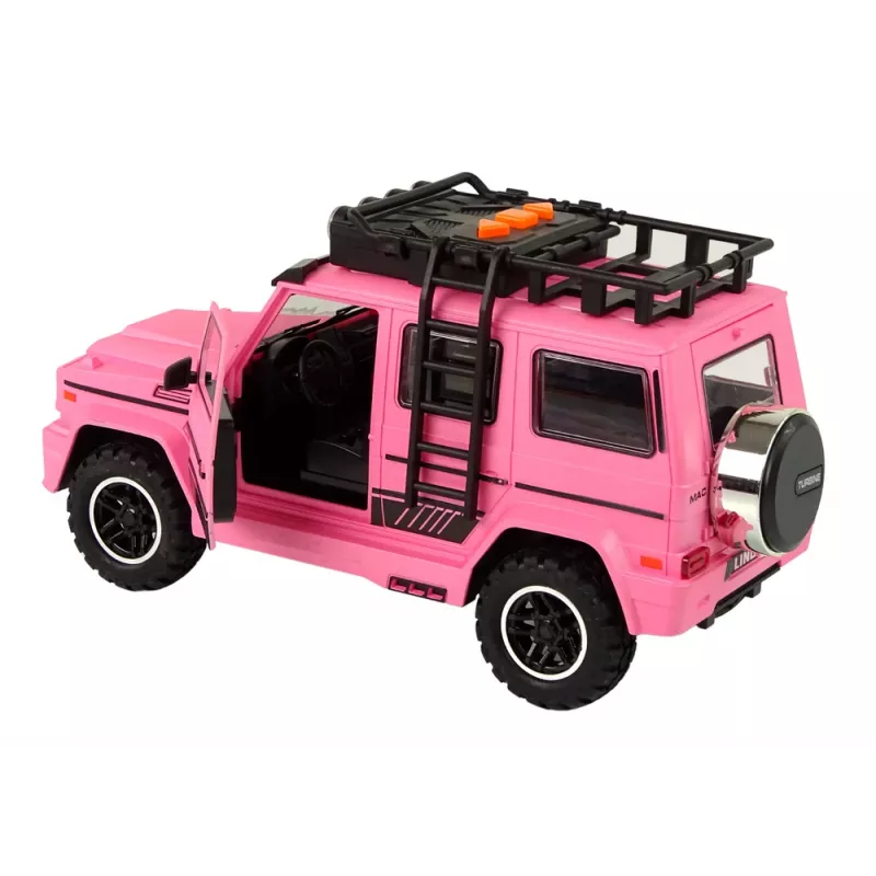 LEAN TOYS Auto Off-Road ružové V12 turbína