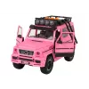LEAN TOYS Auto Off-Road ružové V12 turbína