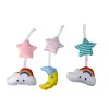 LEAN TOYS detský kolotoč nad postieľku Sky Sound ružový