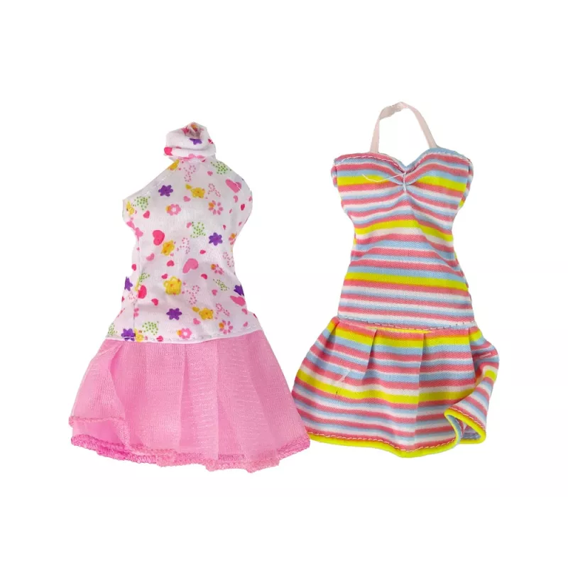 LEAN TOYS Bábika Emily doplnky odnímateľné šaty
