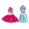 LEAN TOYS Bábika Emily doplnky odnímateľné šaty
