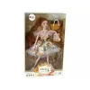 LEAN TOYS Bábika Emily jeseň červené vlasy kvety
