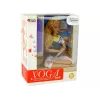 LEAN TOYS Bábika jogová podložka dlhé blond vlasy