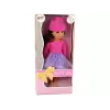 LEAN TOYS Bábika dievčatko hnedé vlasy