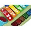 LEAN TOYS Baby krídlo s činelmi a podsvietenými klávesmi hudobná hračka