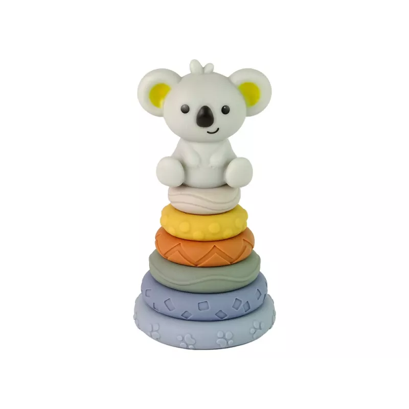 LEAN TOYS detská pyramída koala