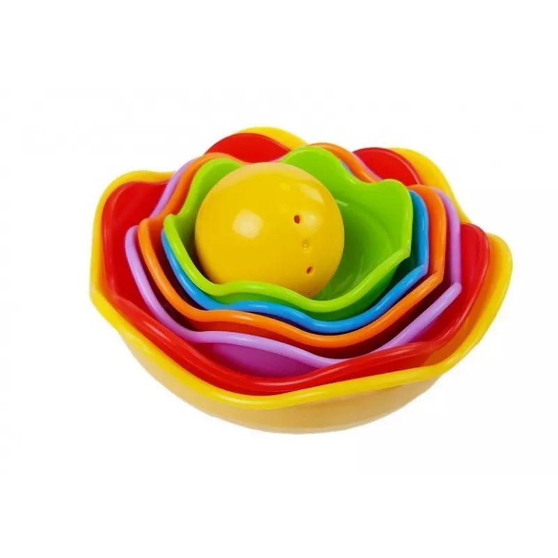 LEAN TOYS Detská pyramída mušle