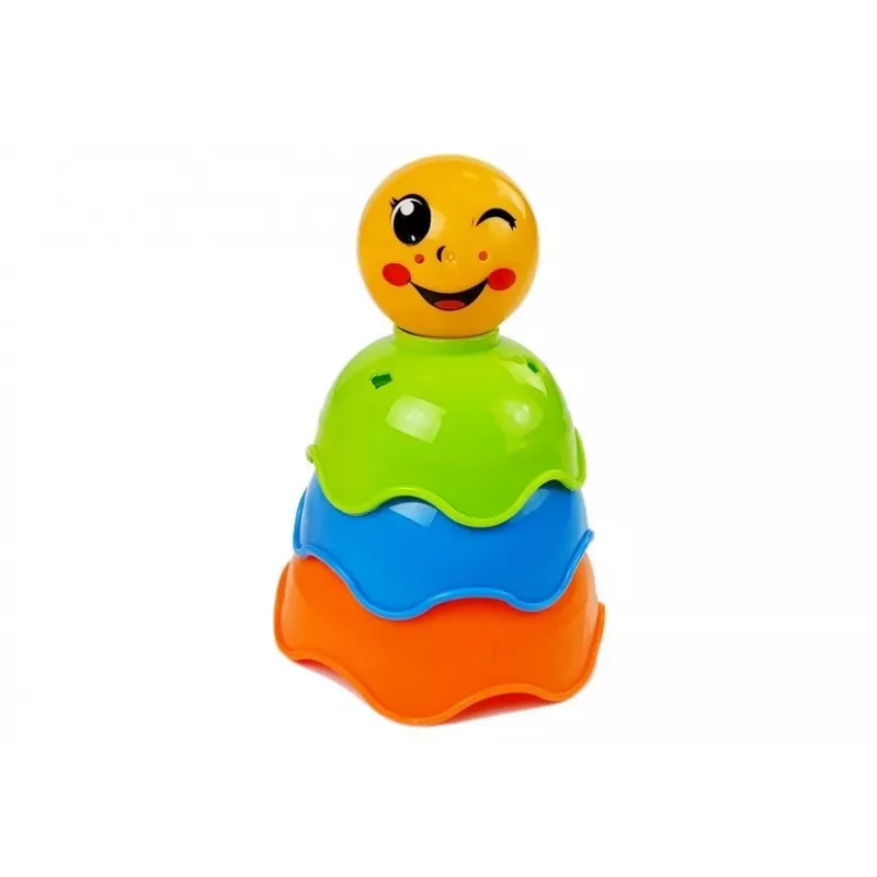 LEAN TOYS Detská pyramída mušle