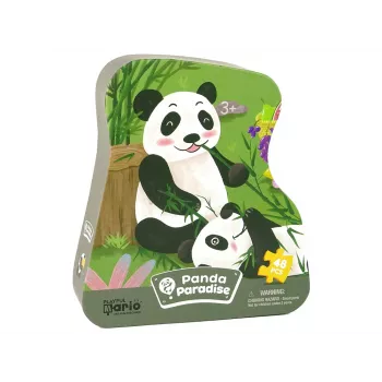LEAN TOYS Bamboo Forest Panda Puzzle 48 prvkov