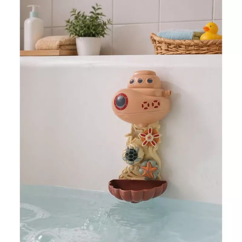 LEAN TOYS Sada hračiek do kúpeľa: loď, morské zvieratá, vodopád, prísavky