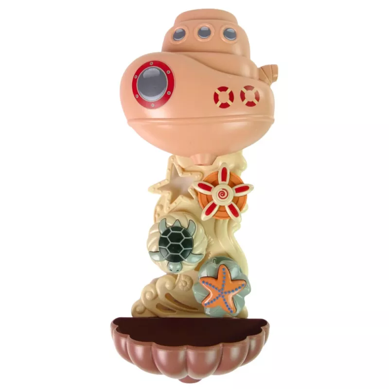 LEAN TOYS Sada hračiek do kúpeľa: loď, morské zvieratá, vodopád, prísavky